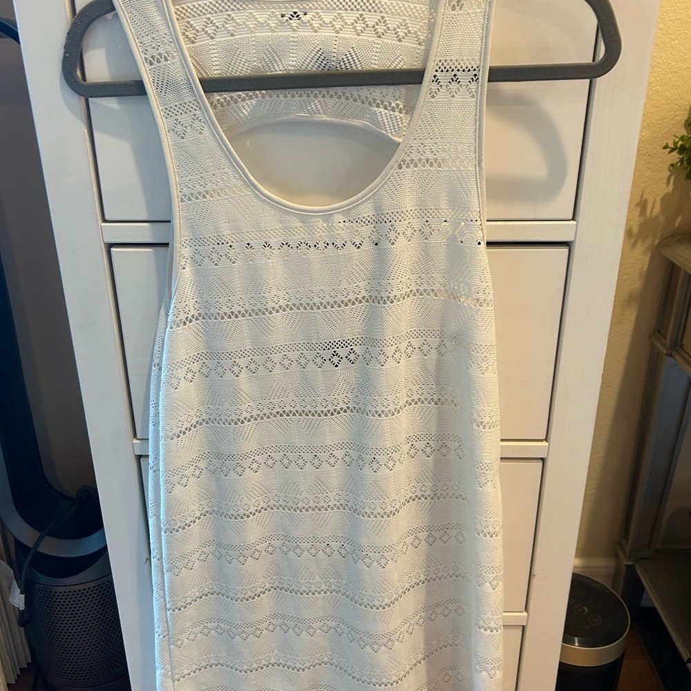 Roxy Ivory Lace Detail Top